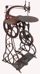 Seneca Falls Manufacturing Company, Seneca Falls, New York: "The Boss" Treadle Scroll Saw