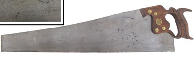 Henry Disston & Sons, Philadelphia, Pennsylvania, No. 120: "Acme" 10 Point Crosscut Saw