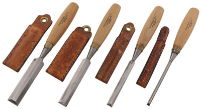 Footprint Tools, Ltd., Sheffield, England: Set Of Four Extra Clean Chisels