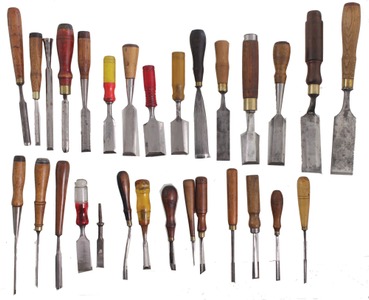 Assorted Makers: Lot Of Tang & Socket Gouges And Chisels