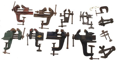 Assorted Makers: Coll. Of Small Size Vises