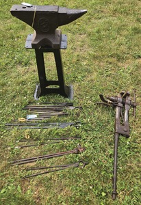 Illinois Iron & Bolt Company, Carpentersville, Illinois, No. 8: Cast Iron "Vulcan" Brand Anvil
