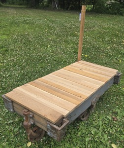 Unmarked: Heavy Duty 19th C. Factory Cart
