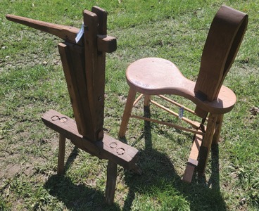 Unmarked: Two "Primitive" Shop Accessories