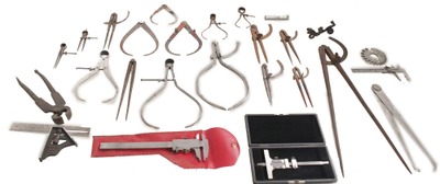 Assorted Makers: Lot Of Clean & Usabl Machinists' Tools