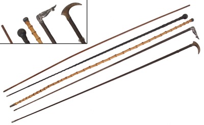 Assorted Makers: Coll. Of Light Duty Walking Sticks
