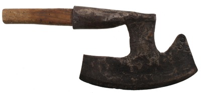 Unmarked: Early Forged Iron Hewing Axe