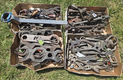 Assorted Makers: Lot Of Asst. Farm & Automotive Wrenche