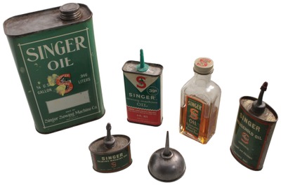Singer & Company, New York, New York: Coll. Of Sewing Machine Oil Cans