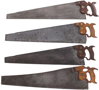 Henry Disston & Sons, Philadelphia, Pennsylvania: Four Clean & Usable Hand Saws
