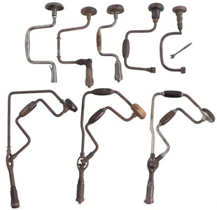 Assorted Makers: Lot Of Assorted Bit Braces