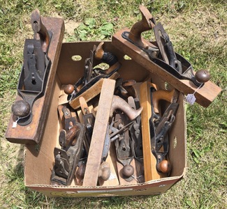 Stanley Rule & Level: Lot Of Assorted Transitional Planes