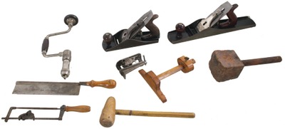 Assorted Makers: Lot Of Clean & Usabl Woodworking Tools