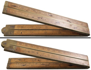 Stanley Rule & Level, No. 62 (ME): Two-Foot/Four Fold Folding Rule