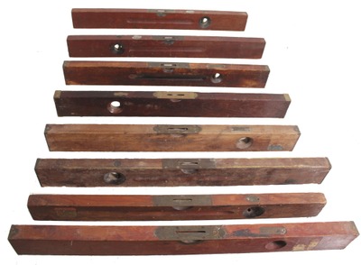 Stanley Rule & Level: Lot Of Eight Asst. Spirit Level