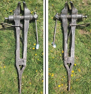 Unmarked: Massive 8" Jaw B'smith's Post Vise
