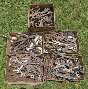 Assorted Makers: Lot Of Asst. Cast Iron & Forged Wrenches