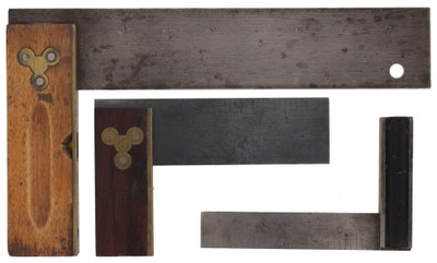 Henry Disston & Sons, Philadelphia, Pennsylvania: Three Uncommon Try Squares