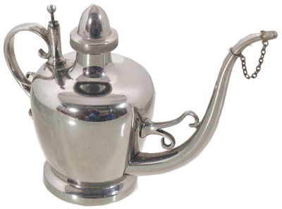 Bowman, Manning & Company, Meriden, Connecticut: Spectacular Whale Oil Lamp Filler Can