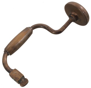 British Army, London, England: Solid Brass Bit Brace