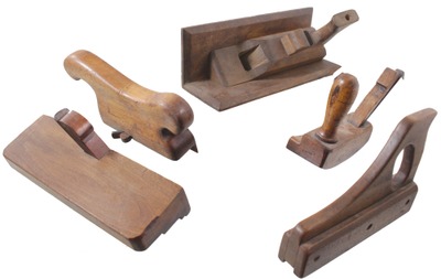 Assorted Makers: Five Spec. Purp. Woodworking Planes