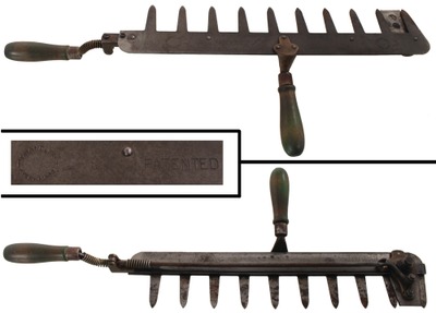 Chandler Machine Company, Ayer, Massachusetts: "The Cyclone" Patent Hedge Trimmer