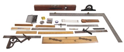 Assorted Makers: Lot Of Assorted Layout Tools