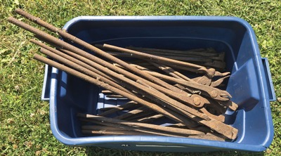 Assorted Makers: Lot Of Early Type Blacksmith Tongs
