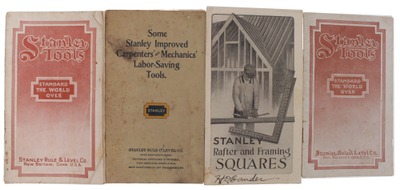Stanley Rule & Level: Four Early Promotiional Pamphle