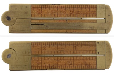 H. Chapin, Union Factory, Pine Meadow, Connecticut, No. 71 1/2: Six-Inch, Two-Fold Folding Rule
