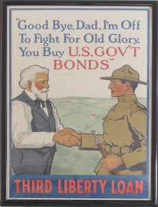Lawrence Harris, Vancouver, B.C., Canada: Orig. 1918 W.W. I Liberty Loan Poster
