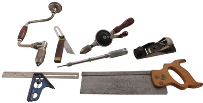 Assorted Makers: Lot Of Clean & Usabl Woodworking Tools