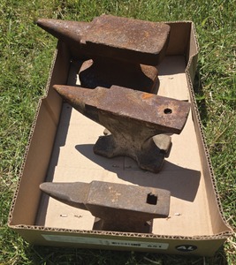 Unmarked: Three Small Size Anvils