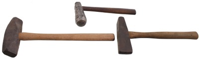 Assorted Makers: Wkg. Set Of Three Saw Dr.'s Hammers
