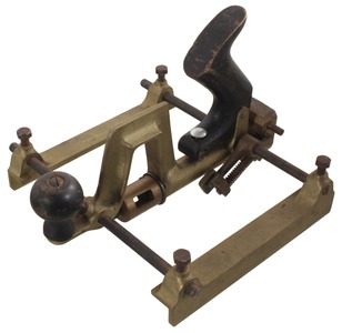 Unmarked: Shop Made Cast Brass Core Box Plane
