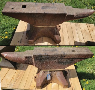 Fisher & Norris, Trenton, New Jersey: Approx. 350 Pound Blacksmith's Anvil
