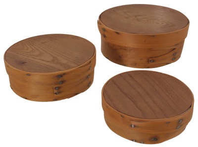 Unmarked: Set Of Three Shaker Form Boxes