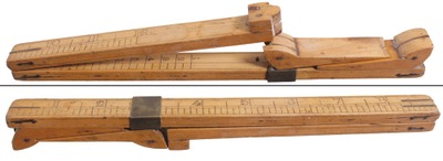 Edward Preston & Sons, Birmingham, England: Boxwood Folding Shoe Measure Rule