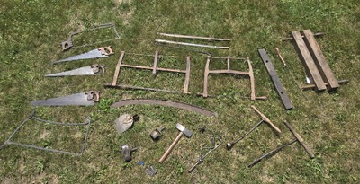 Assorted Makers: Lot Of Early Type Woodworking Tools