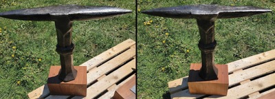 Unmarked: Early European Dbl. Horn Stake Anvil