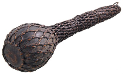Unmarked: Native American Gourd Rattle