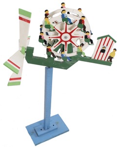 Unmarked: Extra Clean "Ferris Wheel" Whirligig