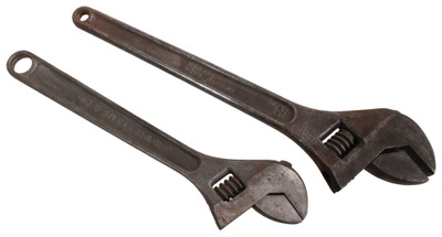 Assorted Makers: Two Large Size "Crescent" Wrenches