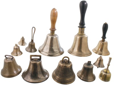 Assorted Makers: Collection Of Asst. Brass Bells