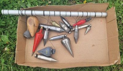 Assorted Makers: Coll. Of Brass & Iro Plumb Bobs