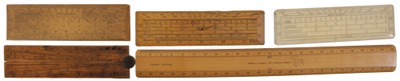 Assorted Makers: Five Navigator's Scale Rules
