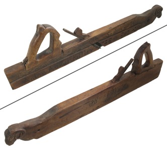 Unmarked: Carved European Rabbet Plane
