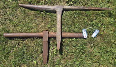 Unmarked: Two Extra Clean Tinsmith's Anvils