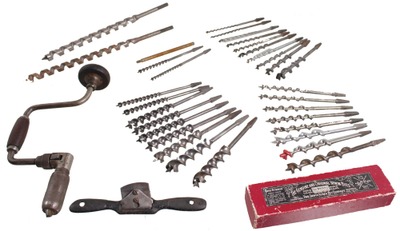 Assorted Makers: Millers Falls "Holda Ll" Brace Auger Bits