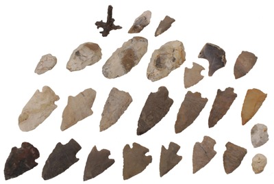 Unmarked: Coll. Of Early Stone Arrow Points